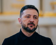 President Volodymyr Zelenskyy is meeting a high-ranking US army delegation in Kyiv. Photograph: Julia Kochetova/The Guardian