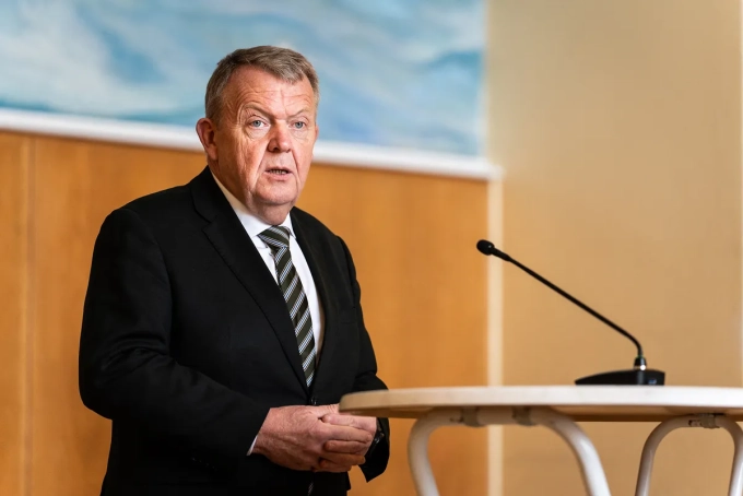 Denmark's Minister of Foreign Affairs Lars Loekke Rasmussen  Photographer: Emil Nicolai Helms/AFP/Getty Images