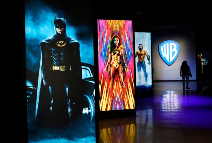 Warner Bros.’ film franchises include the DC Comics superheroes. Chris Pizzello/AP