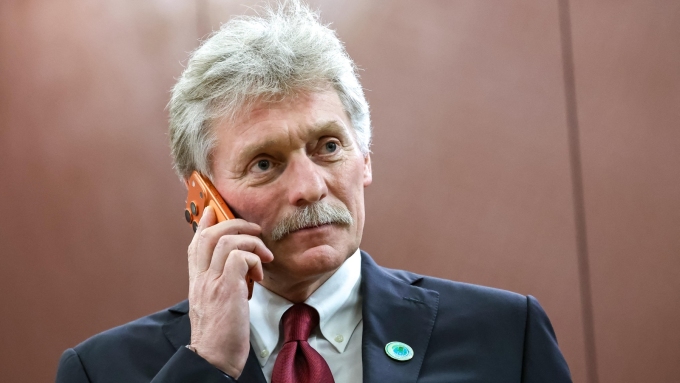 Dmitri Peskov, porte-parole du Kremlin  Photo : Getty Images / ALEXANDER KAZAKOV