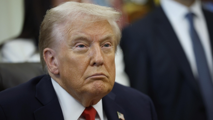 Le président américain Donald Trump compte engager son gouvernement dans une lutte planétaire contre les effets de l'immigration massive. (Photo d'archives)  Photo : Getty Images / Kevin Dietsch