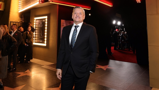 Ted Sarandos at The Egyptian Theatre Hollywood on November 11, 2025. Emma McIntyre/Getty Images