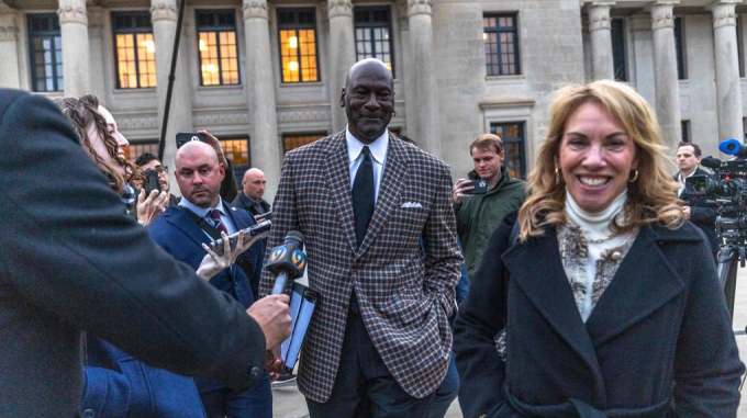 Jordan and 23XI Racing are suing NASCAR after refusing to sign new charters. Photo: Grant Baldwin/Getty Images/AFP.