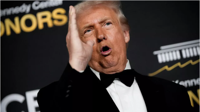 Donald Turmp à Washington, le 7 décembre 2025. © Julia Demaree Nikhinson, AP