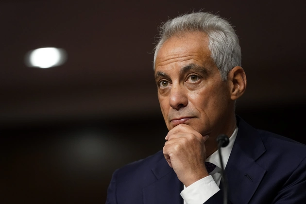 Rahm Emanuel wants to limit youth access to social media. | Patrick Semansky/AP