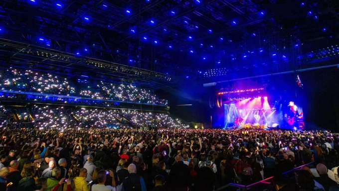 Malgré le succès des mégaconcerts, la filière musicale ne bénéficie pas pleinement des revenus générés, en raison du plafonnement de la taxe sur la billetterie. (Photo Bertrand Gardel/Photo Hemis Via AFP)