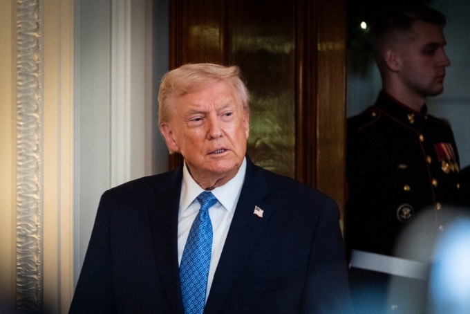 Trump called the strike against Venezuela “a brilliant operation.”Credit...Pete Marovich for The New York Times