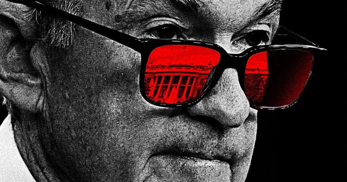 Jerome Powell Illustration: 731, Photos: Getty Images, Bloomberg