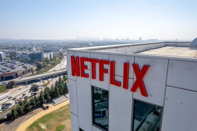 A Netflix building in Los Angeles.Photographer: Kyle Grillot/Bloomberg