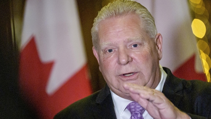 Le premier ministre de l'Ontario, Doug Ford, affirme que l'accord conclu par Ottawa avec la Chine risque de mener à des pertes d'emploi. (Photo d'archives)  Photo : Radio-Canada / Evan Mitsui