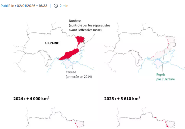Ukraine : l'armée russe a accéléré en 2025 © Valentin RAKOVSKY, Julie PEREIRA / AFP