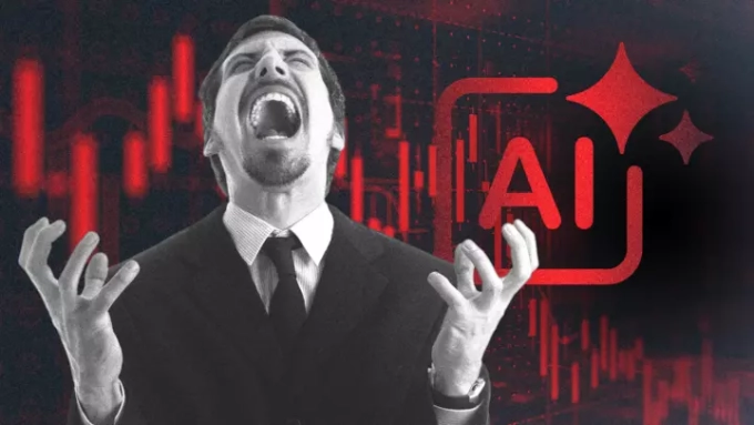 Une étude pessimiste sur l'impact de l'IA sur l'économie et l'emploi a contribué à de vastes mouvements boursiers. © Studio graphique France Médias Monde