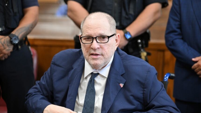 Harvey Weinstein, seen here in a Manhattan court room on Aug. 13, has hired Luigi Mangione and Sean 'Diddy' Combs' lawyers to represent him at his third New York rape trial. (Curtis Means/The Associated Press)