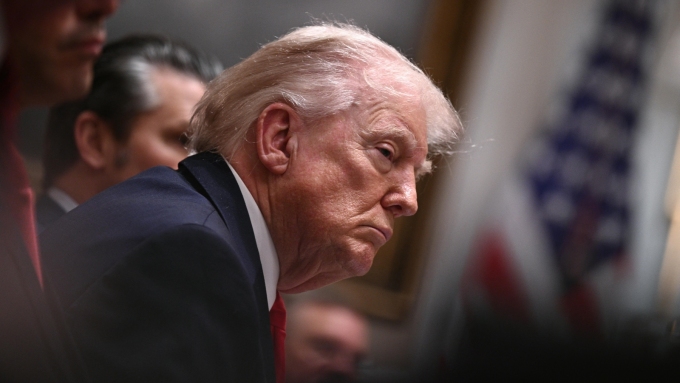 Le président américain Donald Trump (photo d'archives) PHOTO : GETTY IMAGES / BRENDAN SMIALOWSKI