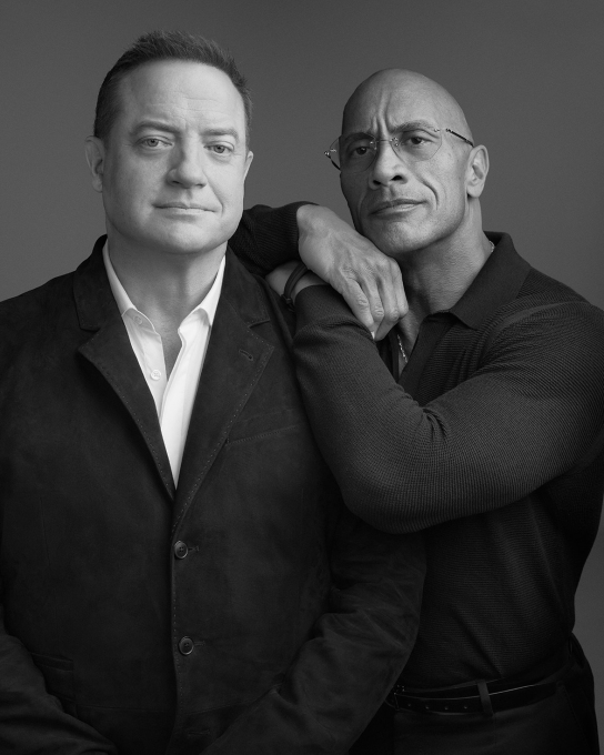 Dwayne Johnson and Brendan Fraser Variety CNN Actors on Actors