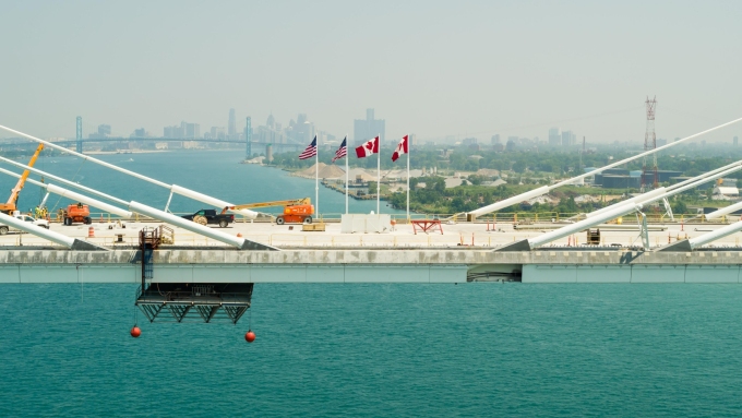 Photo : X/Pont international Gordie-Howe