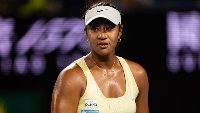 Destanee Aiava during her match against Danielle Collins at the Australian Open at Melbourne Park on Jan. 16, 2025. (Mike Frey/Imagn Images)