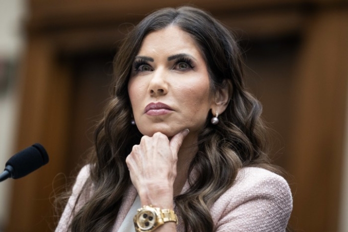 Lawmakers from both parties had expressed frustration with Homeland Security Secretary Kristi Noem’s leadership. Tom Williams/CQ Roll Call/ZUMA Press