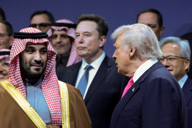 President Trump spoke with Saudi Crown Prince Mohammed bin Salman at an event in November. Evelyn Hockstein/Reuters