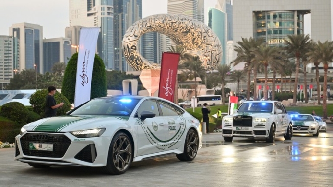 FILE PHOTO: Police cars in Abu Dhabi, UAE. © Getty Images / Cedric Ribeiro