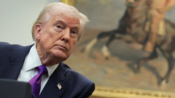 Le président américain Donald Trump PHOTO : REUTERS / JONATHAN ERNST