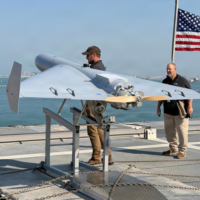 The US military recently established a squadron of Lucas drones that is based in the Middle East