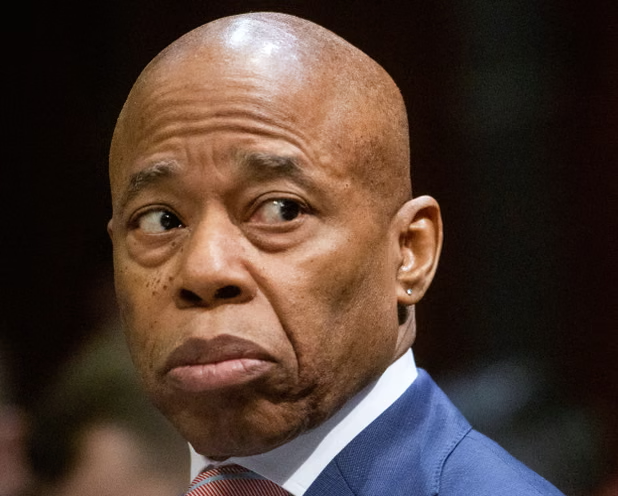 Eric Adams, the former New York City mayor, appears before a House committee on oversight and government reform hearing with sanctuary city mayors on 5 March 2025 on Capitol Hill in Washington. Photograph: Rod Lamkey/AP