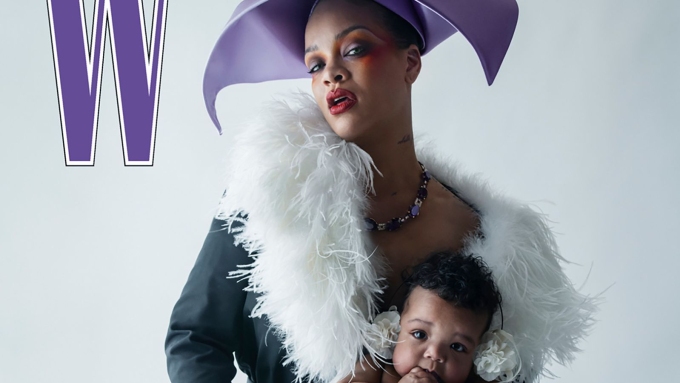Rihanna’s baby Rocki debuts a high-fashion diaper