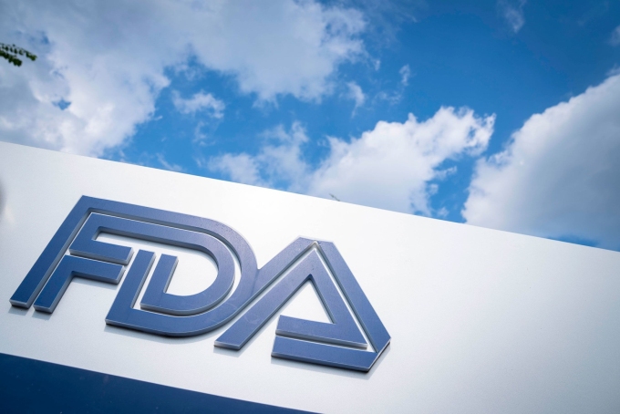 A sign for the Food And Drug Administration is seen outside of the headquarters in White Oak, Maryland, on July 20, 2020.  Sarah Silbiger/Getty Images/File