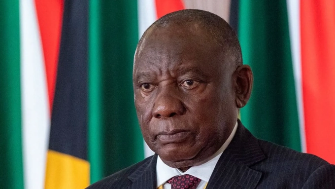 Bloomberg via Getty Images / Cyril Ramaphosa heads a coalition government after his African National Congress (ANC) party failed to secure a parliamentary majority in 2024