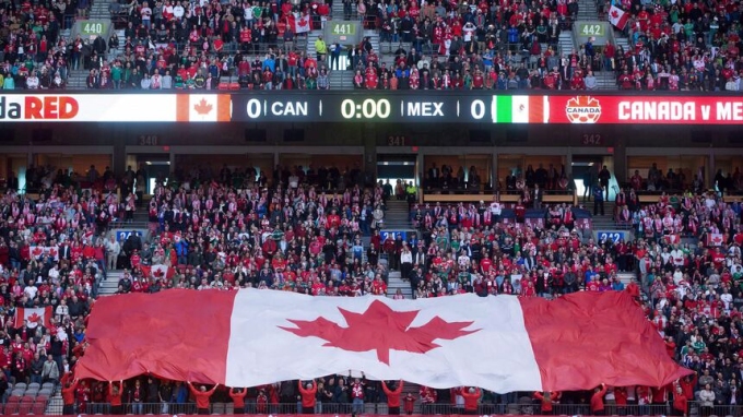 A new report from the Parliamentary Budget Officer says it will cost all levels of government about $82 million to support each of the 13 World Cup games Canada will host in June and July. (Darryl Dyck/The Canadian Press)