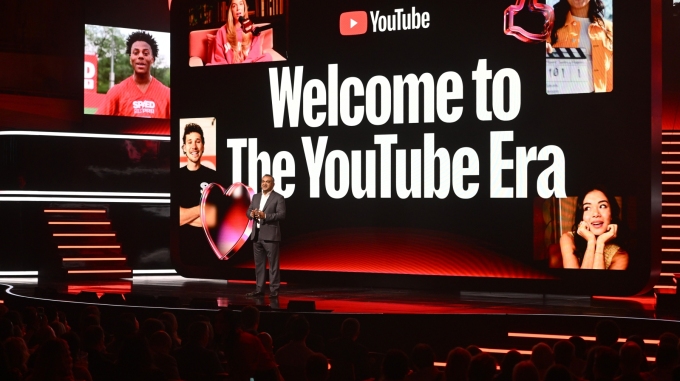 CEO Neal Mohan speaks onstage during the YouTube Brandcast event at Lincoln Center on May 13, 2026 in New York City. Noam Galai/Getty Images for YouTube