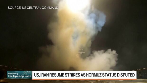 US and Iran Trade Strikes, Dispute Whether Hormuz Is Open