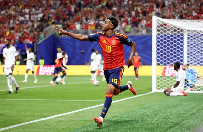 Spain – led by Lamine Yamal – is looking to make a second ever World Cup semifinals.  Justin Setterfield/Getty Images