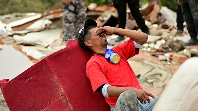 Des dizaines de milliers de personnes manquent toujours à l'appel neuf jours après les séismes qui ont frappé le Venezuela.  Photo : Getty Images / AFP / Martin Bernetti