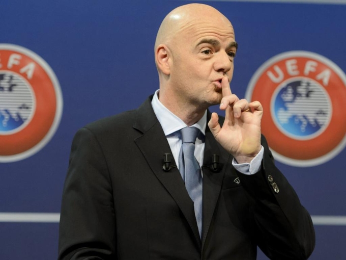 Gianni Infantino. Photo: EPA/JEAN-CHRISTOPHE BOTT