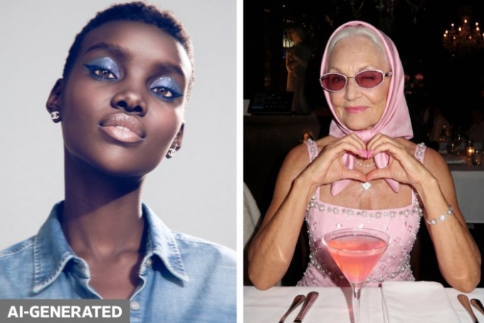 Shudu, left, and Granny Spills are AI-generated influencers with real human followings. The Diigitals, Blur Studios