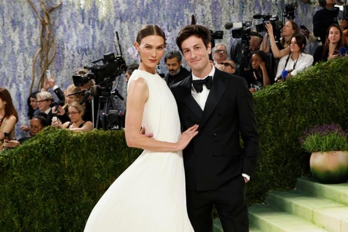 Karlie Kloss and Joshua Kushner attend the 2026 Met Gala celebrating "Costume Art" at Metropolitan Museum of Art on May 04, 2026 in New York City. (Photo by Taylor Hill/Getty Images) Getty Images