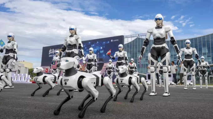La stratégie chinoise dans l'IA passe en grande partie par les applications de cette technologie dans le domaine des robots. Xiao Benxiang/VCG via Reuters Co - Xiao Benxiang/VCG