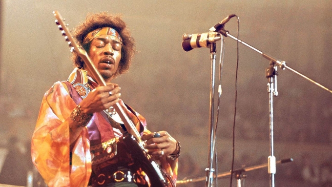 Jimi Hendrix is the subject of a new book by his roadie and tour manager, Eric Barrett, titled, "Experienced: On the Road with Jimi Hendrix and Beyond." (David Redfern/Redferns)