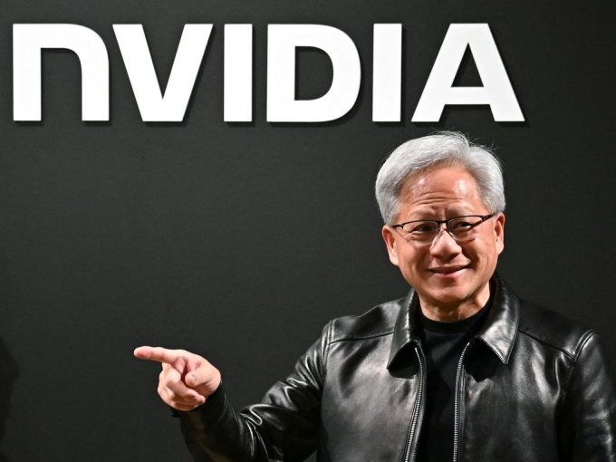 Nvidia chief executive Jensen Huang. Picture: Philip Fong/AFP
