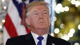 One of America’s largest newspapers has ripped into President Donald Trump. Picture: AP Photo/Evan VucciSource:AP