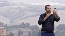 EPA / Matteo Salvini has mastered the use of Facebook Live as a tool to convey his often inflammatory message