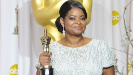 GETTY IMAGES / Spencer after winning best supporting actress for The Help in 2012
