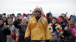 Sioux spiritual leader Chief Arvol Looking Horse