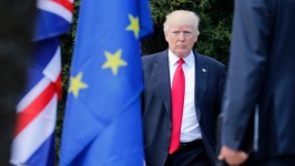 Before any of the G7 leaders ever set foot in Sicily, it was clear that this was U.S. President Trump's summit and everyone else was just living in it, write CBC's David Cochrane and Karina Roman. (Jonathan Ernst/AFP/Getty Imag