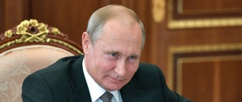 PHOTO: Russian President Vladimir Putin attends a meeting in the Kremlin in Moscow, Russia, July 12, 2018.Alexei Druzhinin/Sputnik/Kremlin Pool/AP