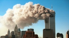 The attack on the World Trade Center in 2001. C.J. Chivers reported from the scene for almost two weeks. (Robert Giroux/Getty)