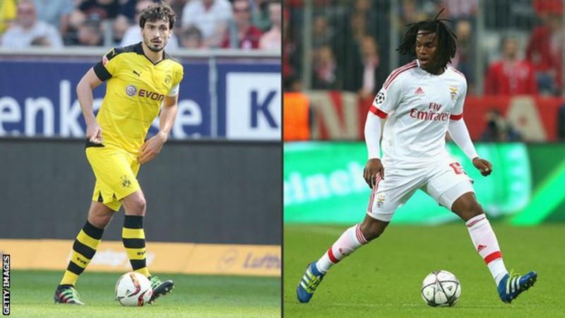 Mats Hummels (left) and Renato Sanches (right) have both signed five-year deals at Bayern