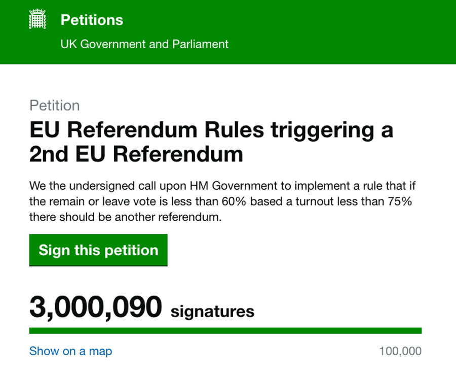 © petition.parliament.uk